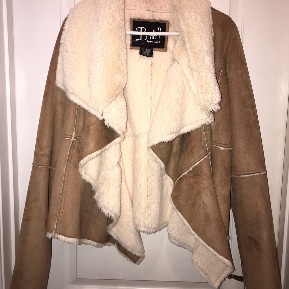 Faux Suede Jacket B Hip by Me Jane